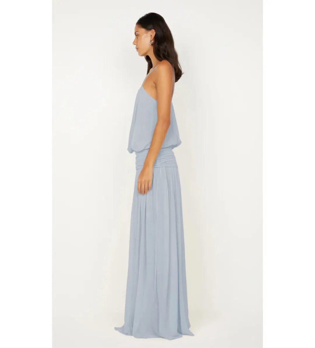 Bec & Bridge Camile Blouson Maxi Dress Cloud Blue Size 8 for rent on The Volte - main image