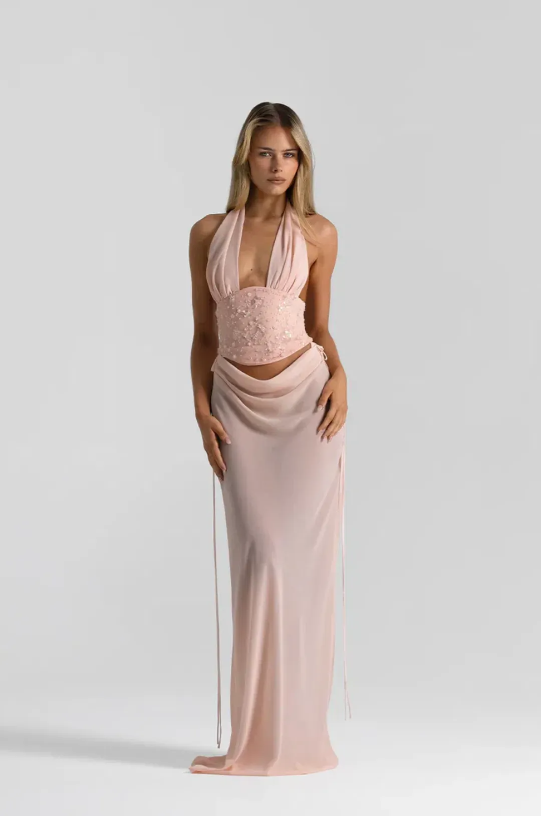 NATALIE ROLT BRONTE TOP & ALLIRA SKIRT. SIZE 1 / AU 8 for rent on The Volte - main image