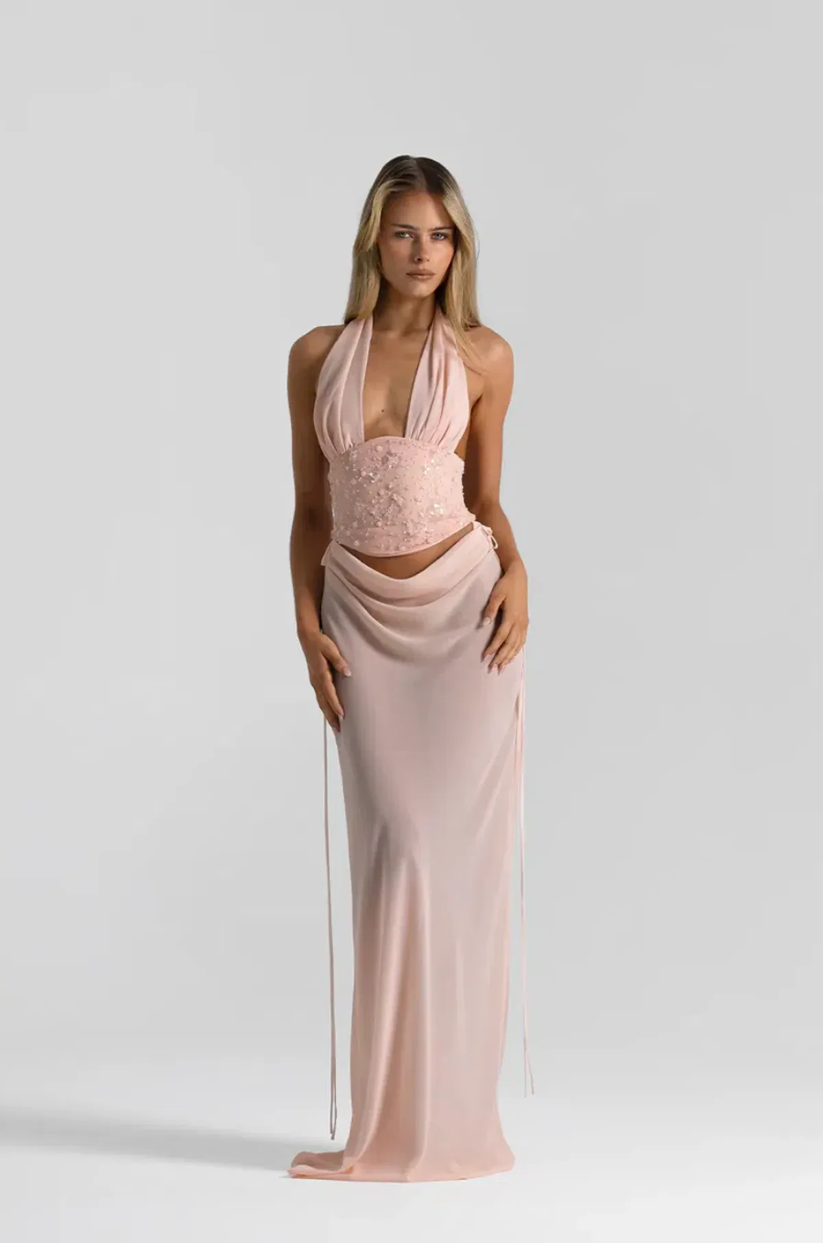 NATALIE ROLT BRONTE TOP & ALLIRA SKIRT. SIZE 1 / AU 8 for rent on The Volte - main image