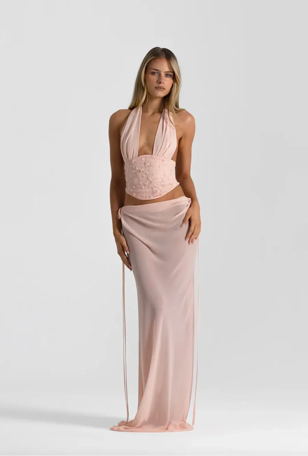 NATALIE ROLT BRONTE TOP & ALLIRA SKIRT. SIZE 1 / AU 8 for rent on The Volte - main image