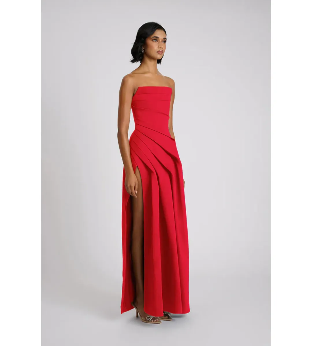 Eliya The Label Deanna Gown in Red Size AU10 for rent on The Volte - main image