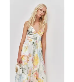 Aje Vacation Maxi Dress Jardin Size AU 12 for rent on The Volte - image 4