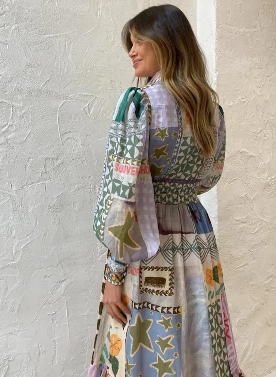 Alemais Emma Gale Shirtdress In Multi for rent on The Volte - main image