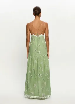 Kivari Kaelia Strappy Maxi Dress for rent on The Volte - image 3