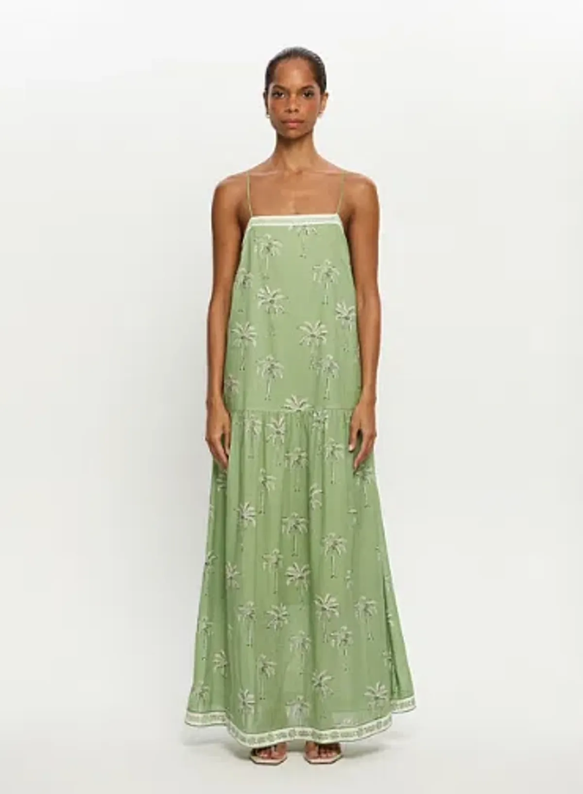 Kivari Kaelia Strappy Maxi Dress for rent on The Volte - main image