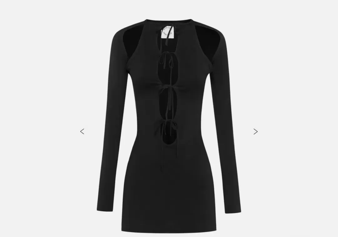 With Jean Midnight Dress Size xs/s for rent on The Volte - main image