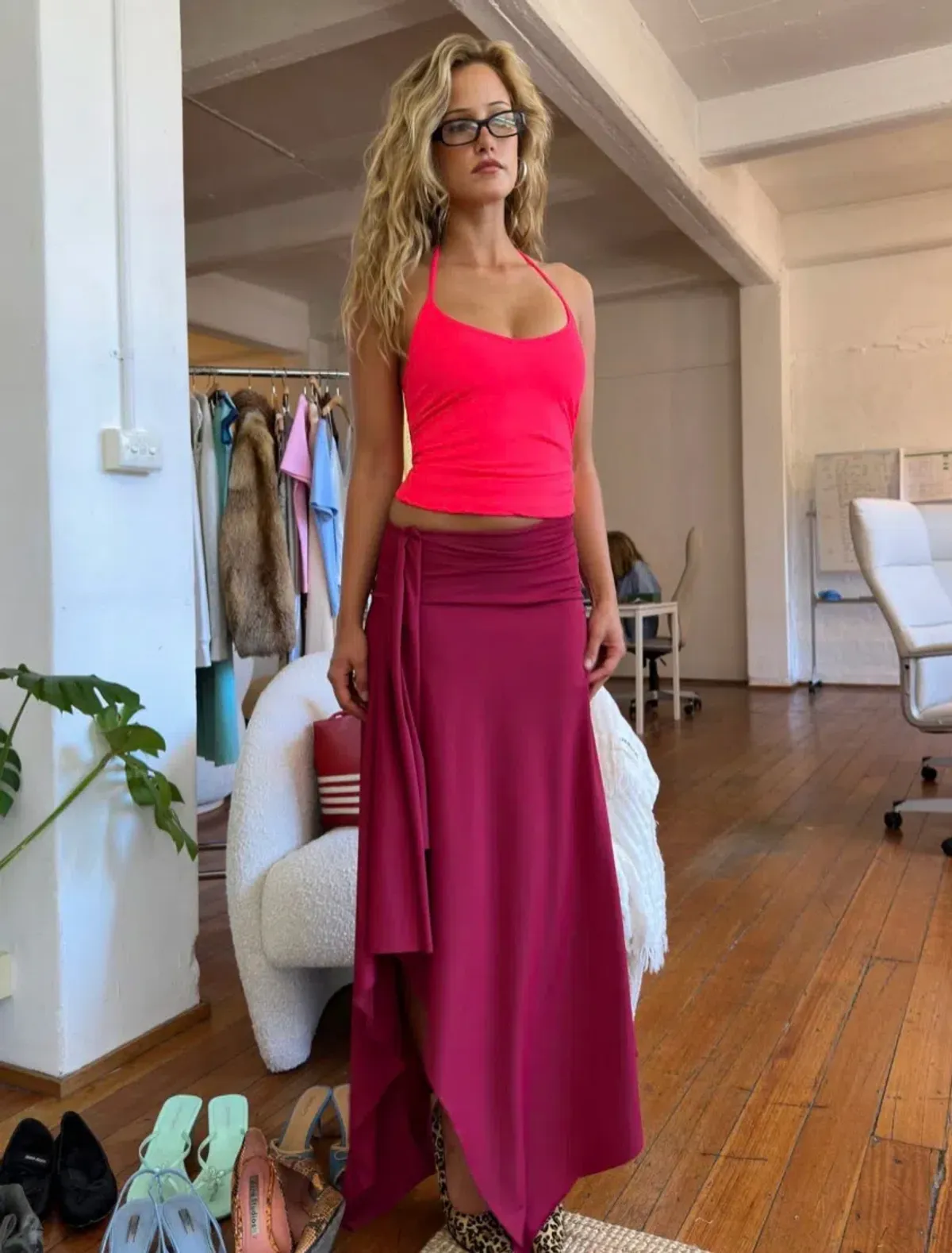 Mr Winston Jemima Set Neon Wine for rent on The Volte - main image