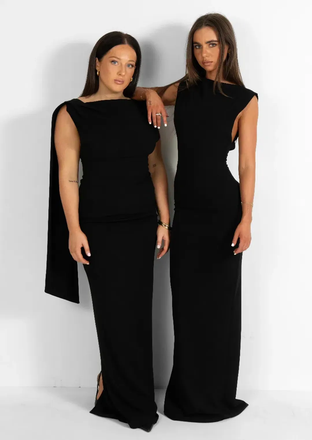 Effie Kats Audrey Gown Black for rent on The Volte - main image