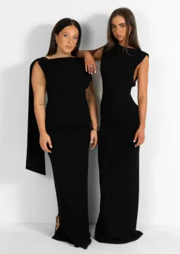 Effie Kats Audrey Gown Black for rent on The Volte - image 1