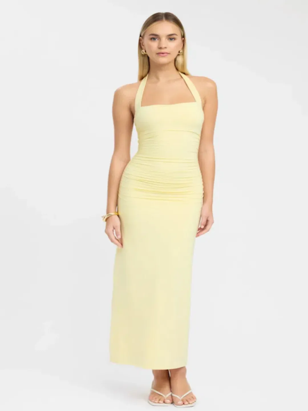 Kookai Hailey Halter Dress for rent on The Volte - main image