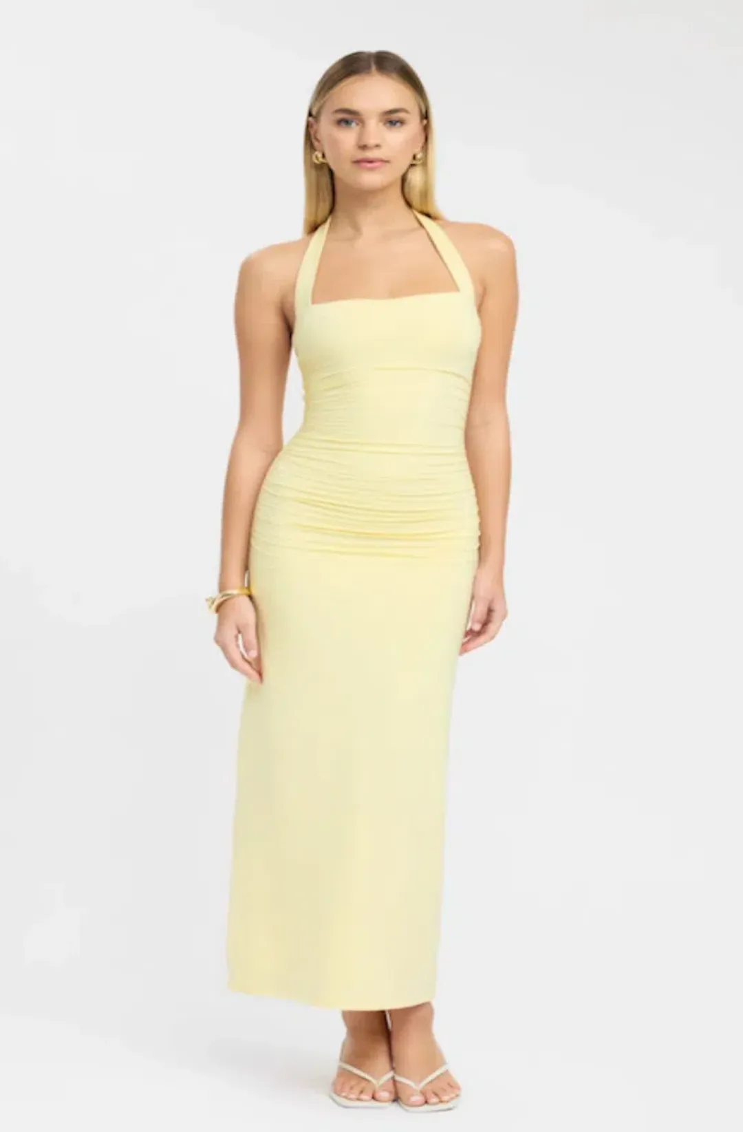 Kookai Hailey Halter Dress for rent on The Volte - main image