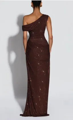 Ottilie Maxi Dress - Plum Brown Size S for rent on The Volte - image 3