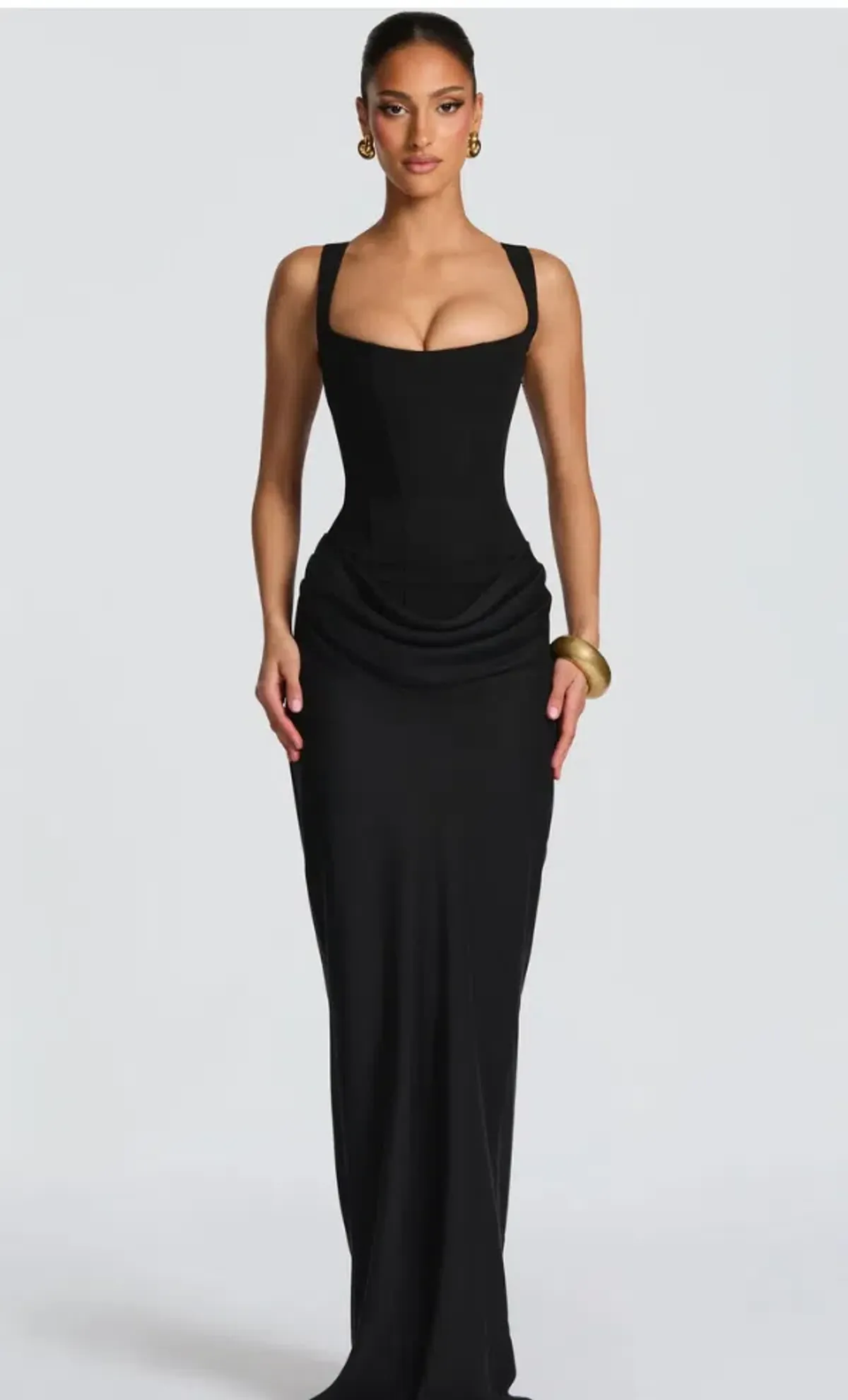 Cornelia Maxi Dress - Black Size S for rent on The Volte - main image