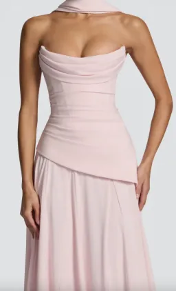 Patricia Maxi Dress - Blush SIZE S for rent on The Volte - image 2