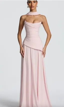 Patricia Maxi Dress - Blush SIZE S for rent on The Volte - image 1
