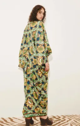 Alémais Liana V Neck Silk Midi Size 16 for rent on The Volte - image 3