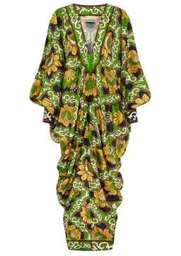 Alémais Liana V Neck Silk Midi Size 16 for rent on The Volte - image 5