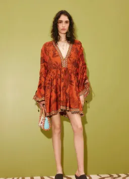 Alémais Monkey Dance Mini Dress Size 14AU for rent on The Volte - image 1