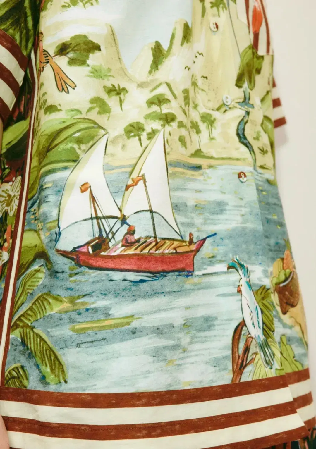 Alémais Toucan Tango Shirt and Short Set Size 16AU for rent on The Volte - main image