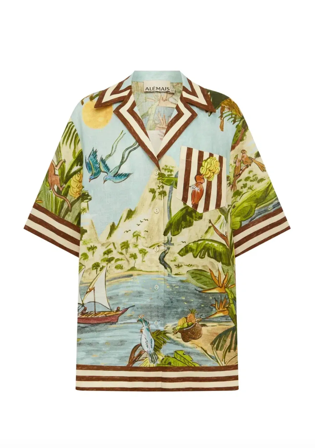 Alémais Toucan Tango Shirt and Short Set Size 16AU for rent on The Volte - main image