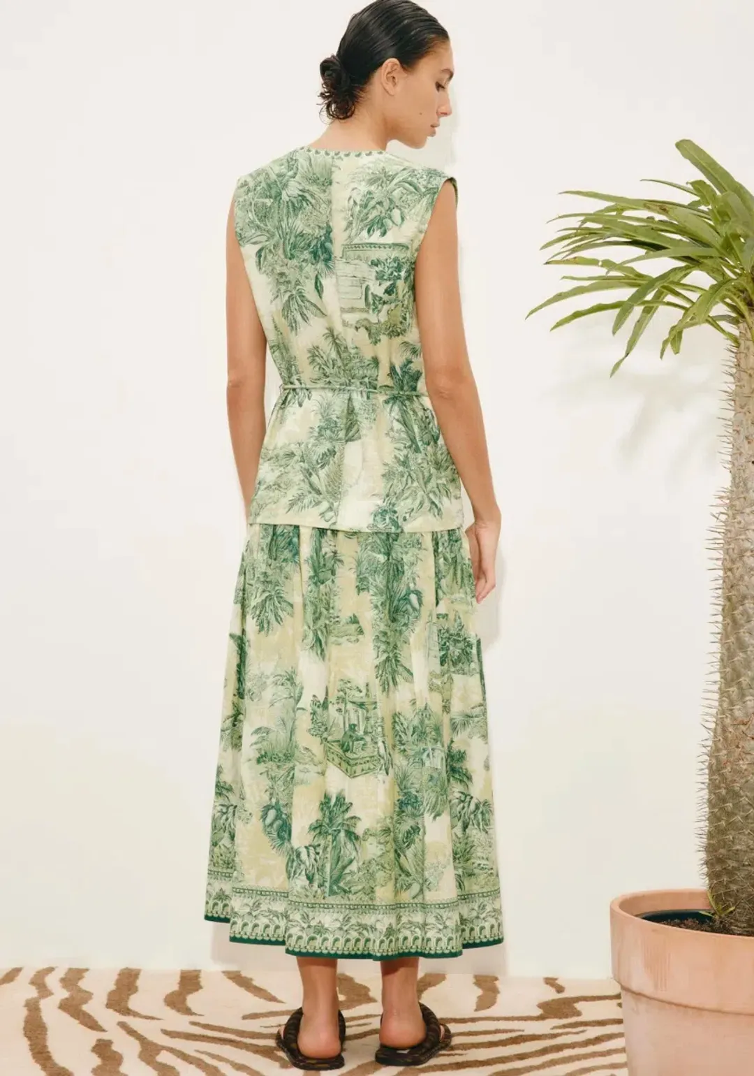 Alémais Sara Midi Dress Size 16 for rent on The Volte - main image