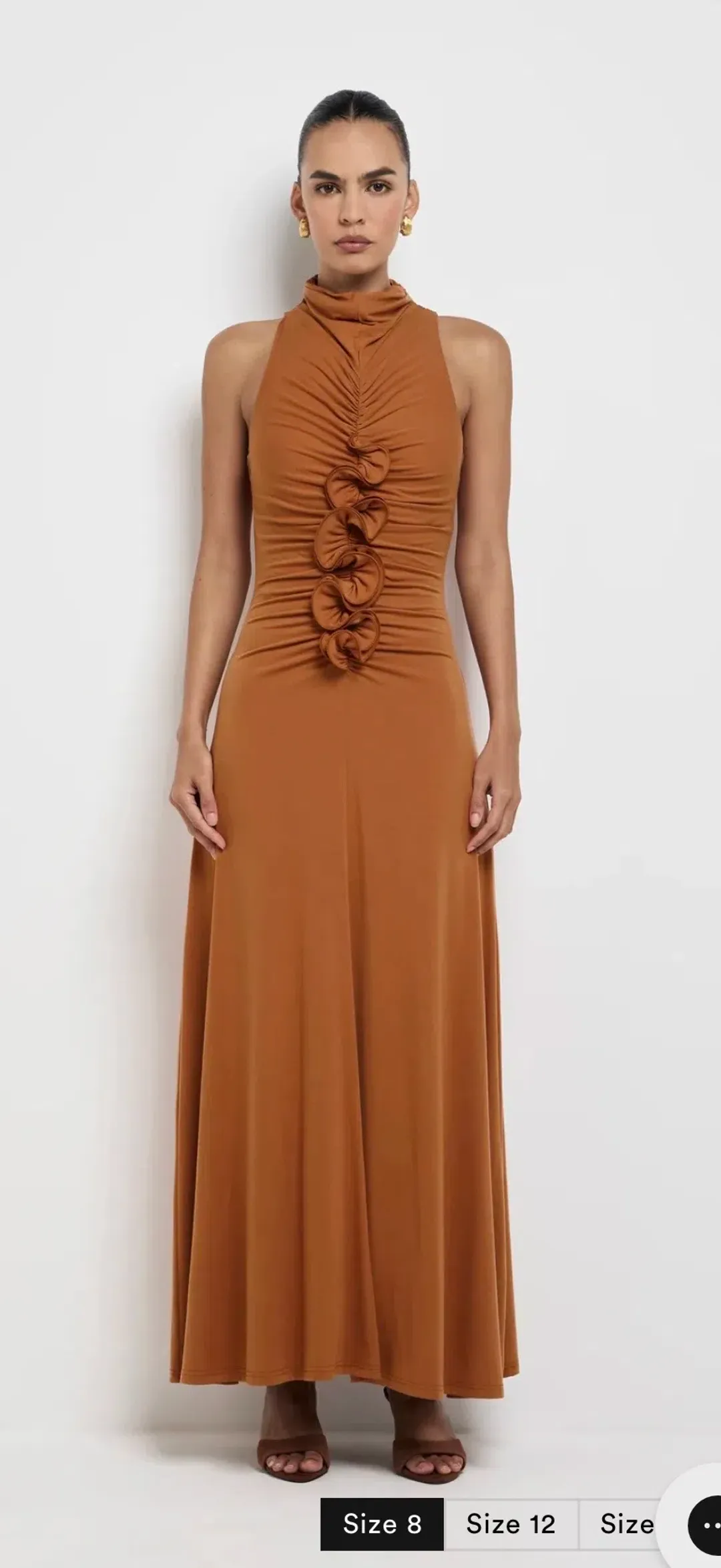 Sheike Orange Lara Dress  for rent on The Volte - main image