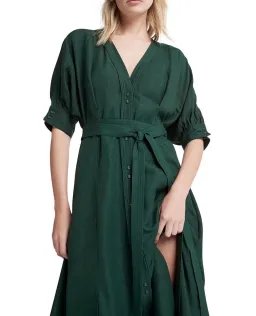 Aje Ennoble Dress Emerald Green Size 8 for rent on The Volte - image 2