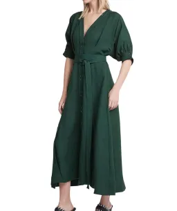 Aje Ennoble Dress Emerald Green Size 8 for rent on The Volte - image 1