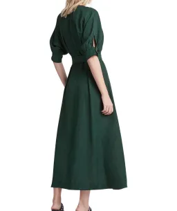 Aje Ennoble Dress Emerald Green Size 8 for rent on The Volte - image 3