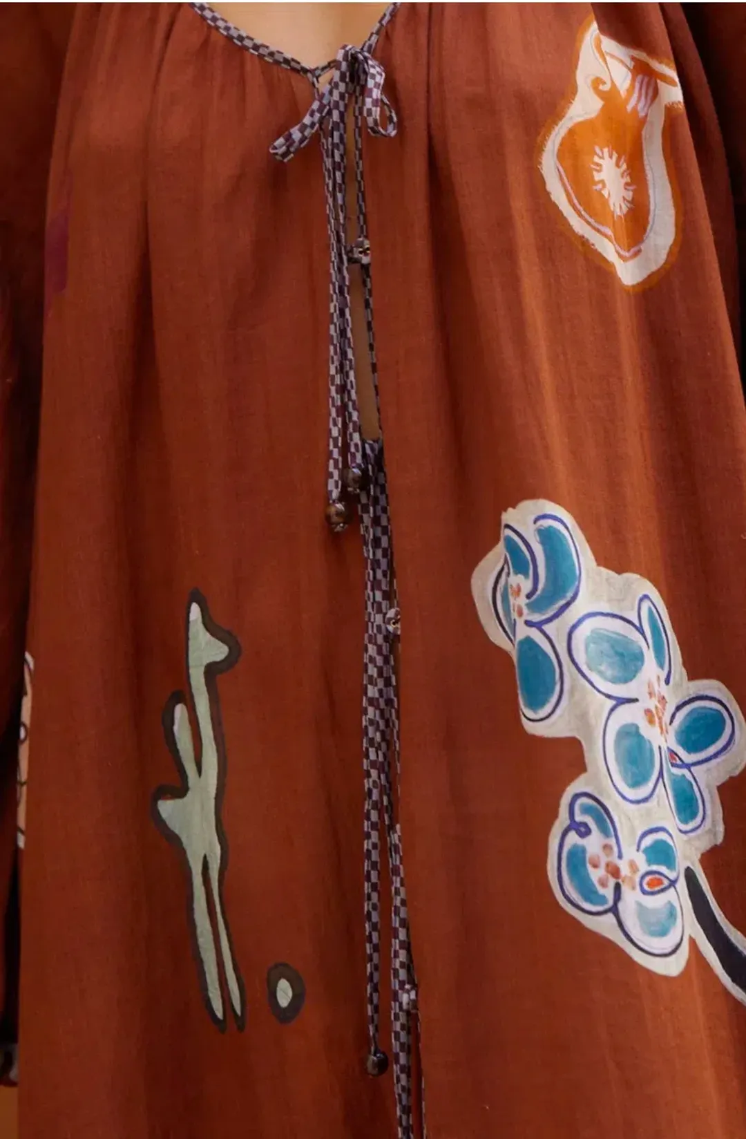 Alémais Laurence Tie Front Shirtdress Size 12AU for rent on The Volte - main image