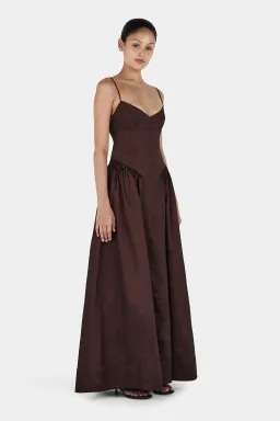Hansen And Gretel Bellini Gown Chocolate Size 12 for rent on The Volte - image 5