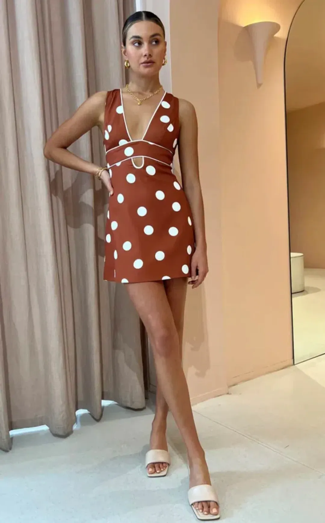 By Johnny - V Front Pipe Mini in Brown Ivory Spot for rent on The Volte - main image