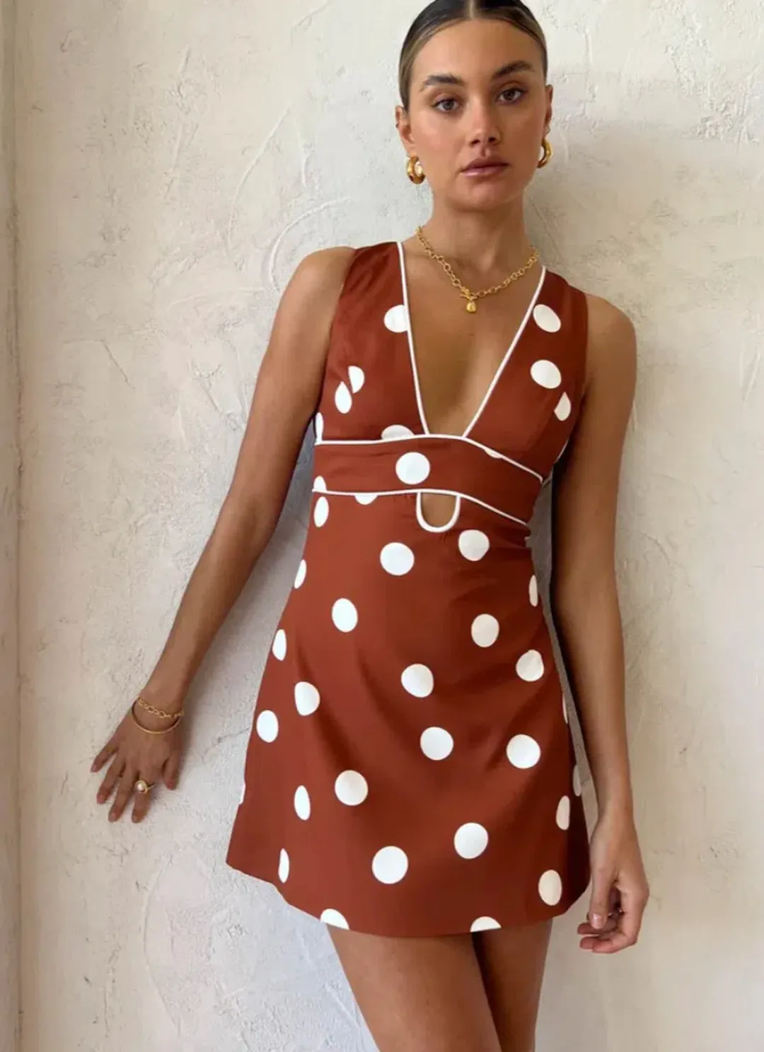 By Johnny - V Front Pipe Mini in Brown Ivory Spot for rent on The Volte - main image