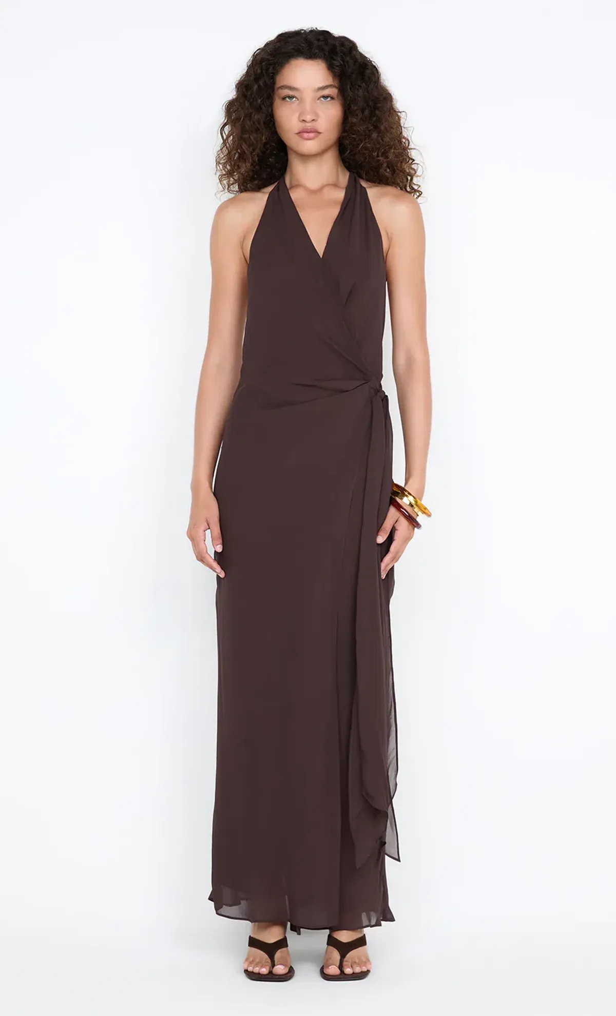 Bec + Bridge SONEVA WRAP DRESS Size 8 for rent on The Volte - main image