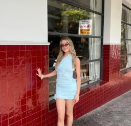 Benni Perry Mini Dress in Fresh Mint Size 8 for rent on The Volte - image 2