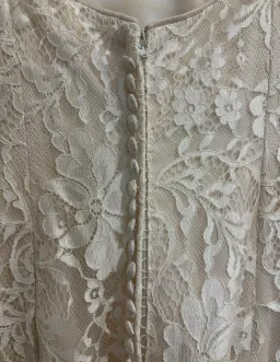 Maggie Sottero “Trinity” Wedding Dress in Champagne, Size 10 for rent on The Volte - image 16