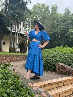 Aje Reverb cobalt blue set sz 14 for rent on The Volte - image 1