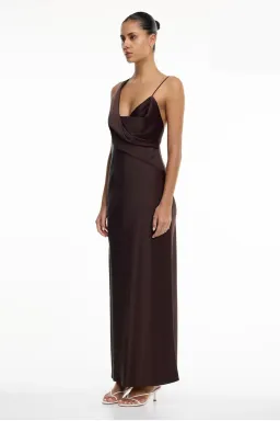Significant Other Adriana dress chocolate size 12  for rent on The Volte - image 3