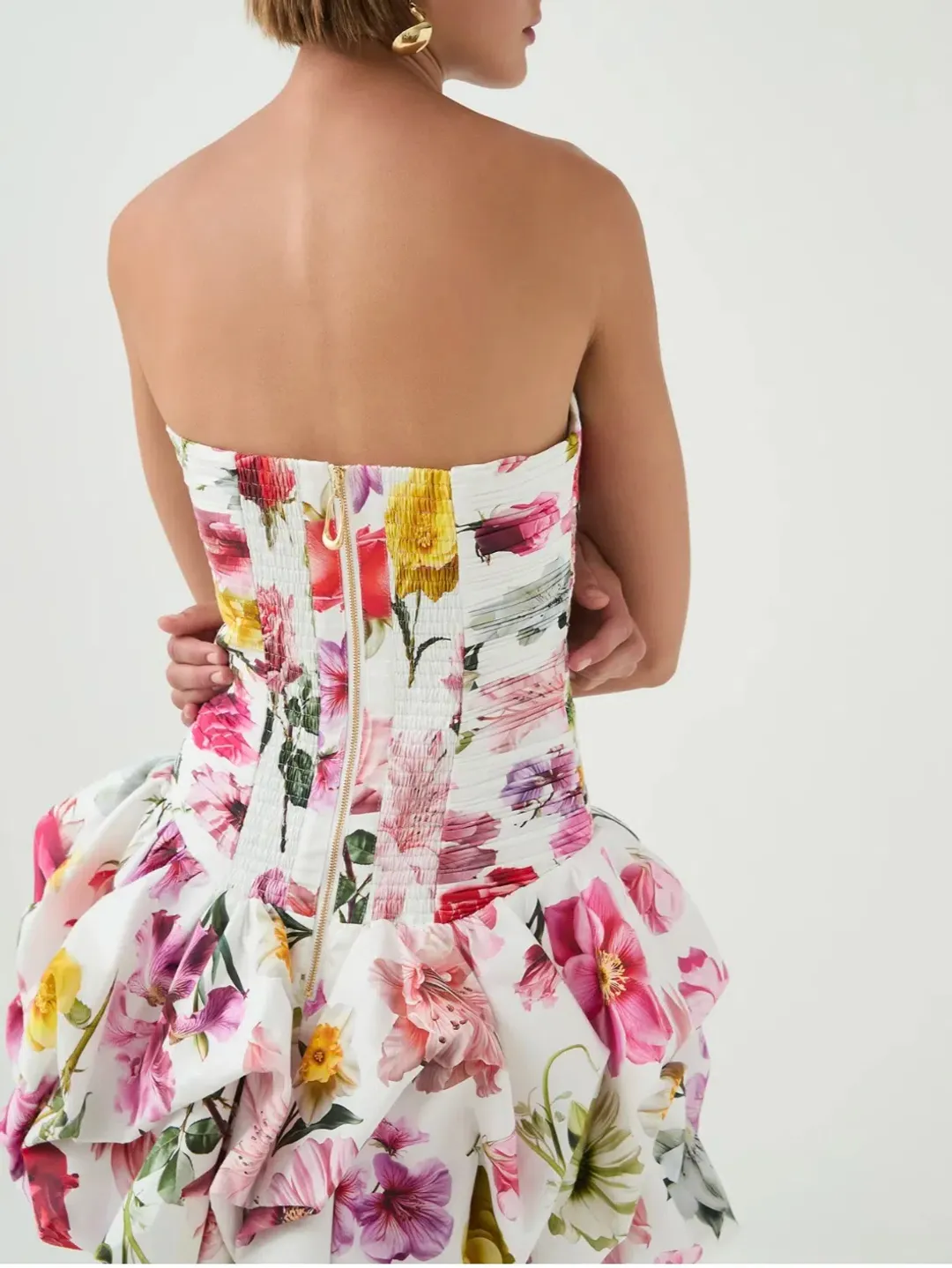 Aje Violette Bubble Hem Mini dress sz 16 for rent on The Volte - main image