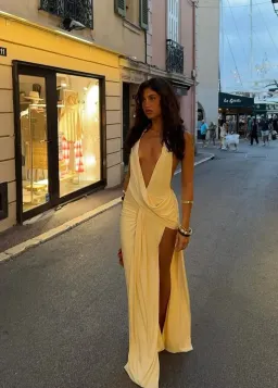 Natalie Rolt Winona Size 8 Yellow  for rent on The Volte - image 1