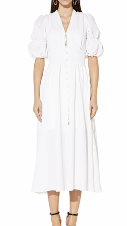 Mossman The Unscathed Maxi Dress White size 12 for rent on The Volte - image 1