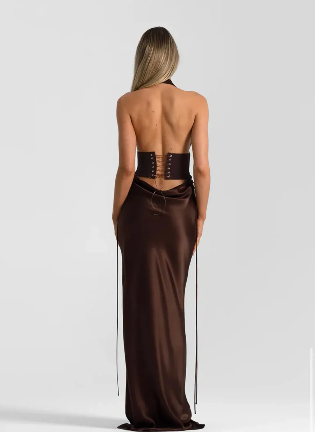 NATALIE ROLT BRONTE + EVELYN SET ESPRESSO SIZE 0/AU 6 for rent on The Volte - main image