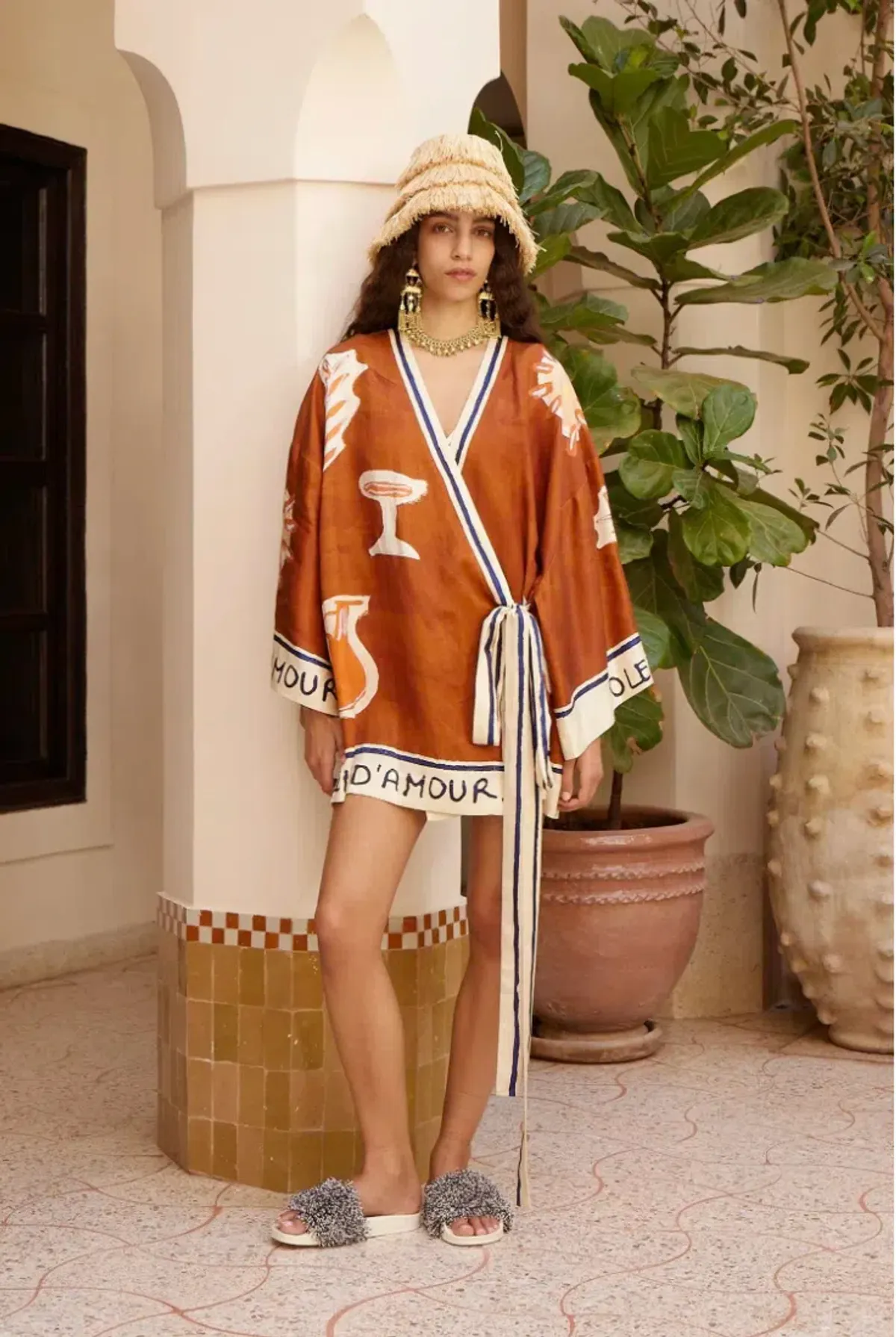 Alémais Soleil D'Amour Wrap Dress Size 14AU for rent on The Volte - main image