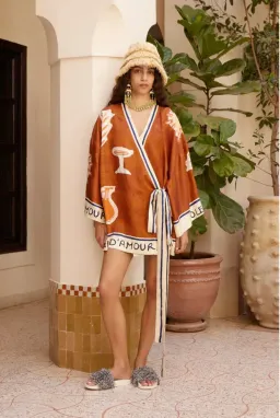 Alémais Soleil D'Amour Wrap Dress Size 14AU for rent on The Volte - image 1