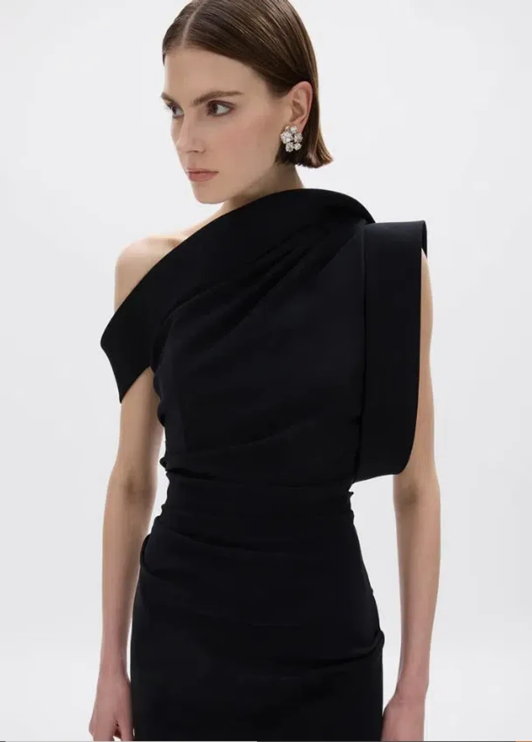 Rachel Gilbert Rowana Gown in Black Size 10 for rent on The Volte - main image