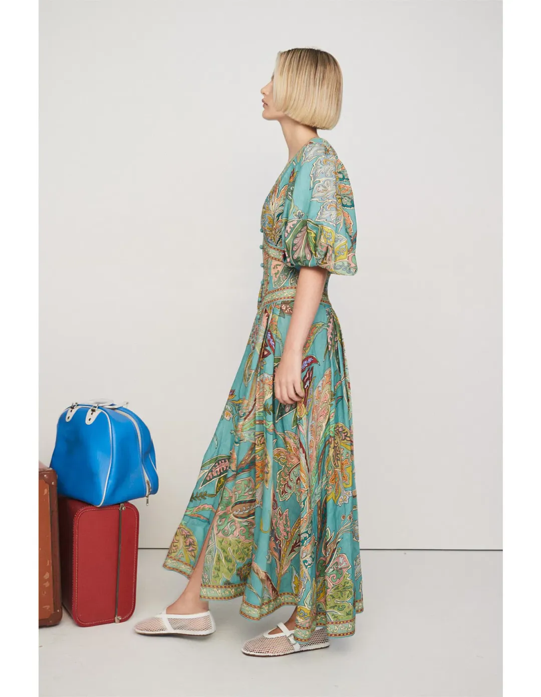 Alemais Franca Midi Dress 10 for rent on The Volte - main image