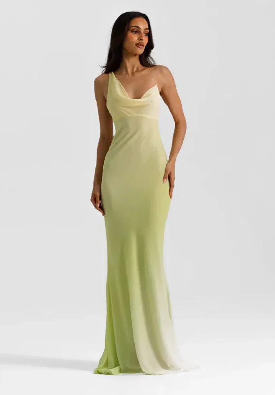 Natalie Rolt Hallie Gown in Citrus Size 6 for rent on The Volte - main image