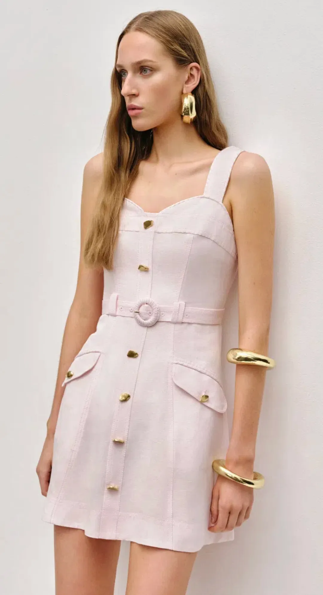 Aje - Celeste Utility Mini Dress (Size 8) for rent on The Volte - main image