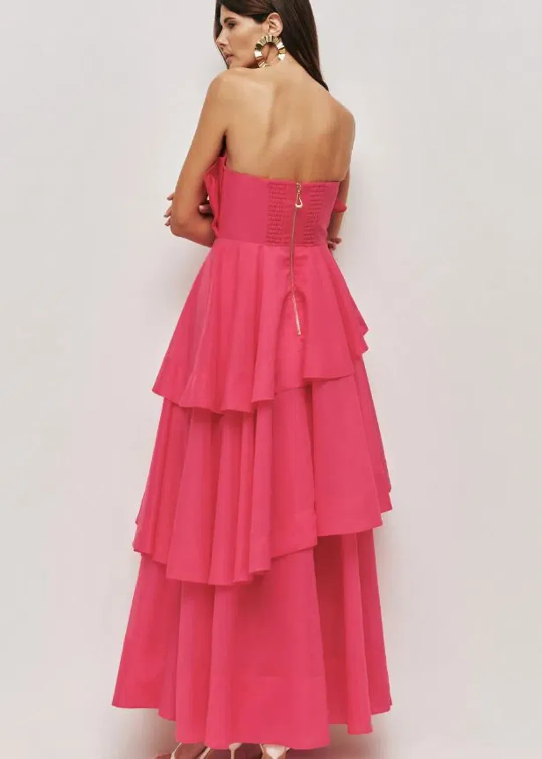 Aje Selestia Gown - Magenta 12 for rent on The Volte - main image