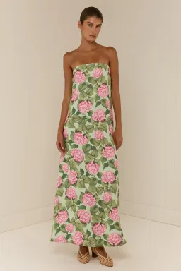 Palm Noosa Alessia Dress Pink Jardin Size 12 for rent on The Volte - image 1
